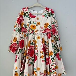 SweetHoney Hazel Dress Bright Zinnias